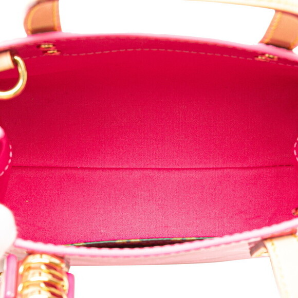 Louis Vuitton Vernis Reed Handbag Shoulder Bag Neo Pink Patent Leather - Picture 6 of 9